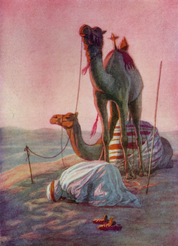 A Prayer in the Desert by English School