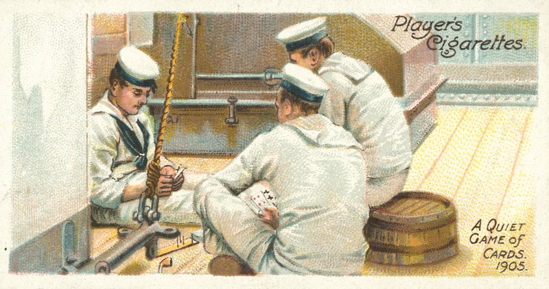 A Quiet Game of Cards by English School