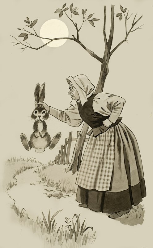 A Rabbit by the Ears by English School