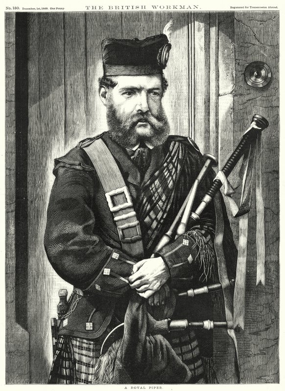 A Royal Piper by English School