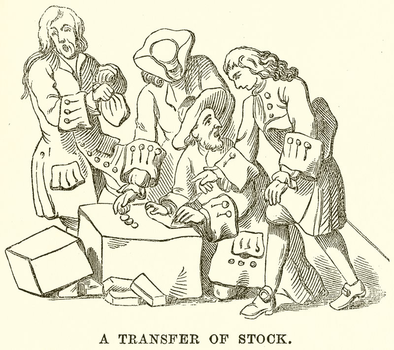 A Transfer of Stock by English School
