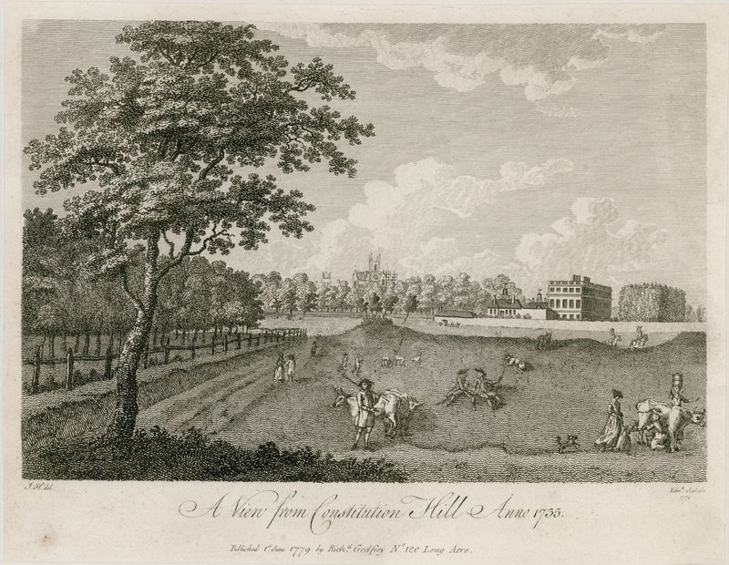 A View from Constitution Hill, 1735 by English School