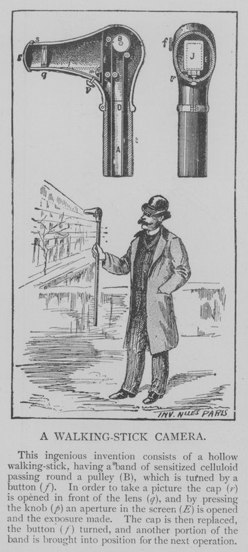 A Walking-Stick Camera by English School