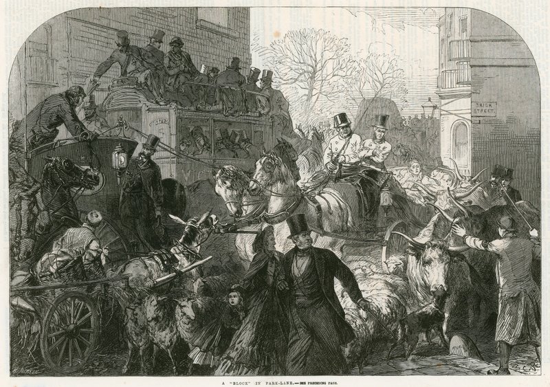 A block in Park Lane, London by English School