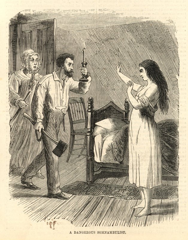 A Dangerous Somnambulist by English School