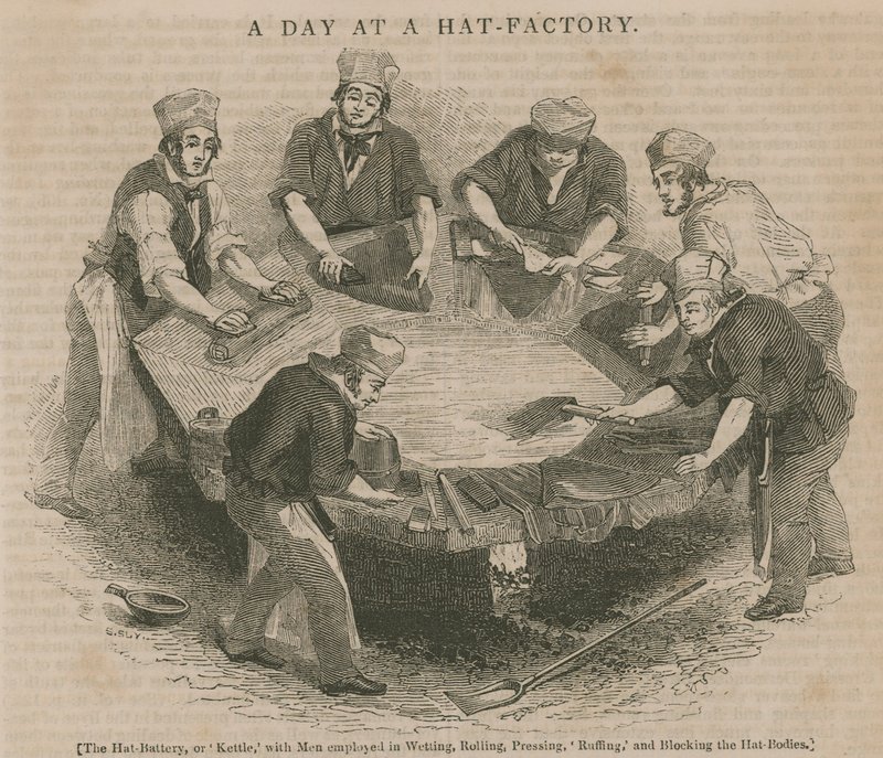 A Day at a Hat Factory by English School