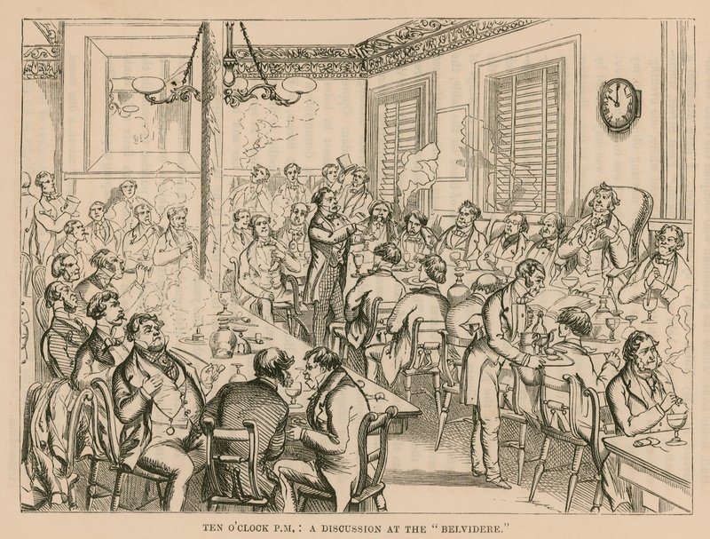 A Discussion at the Belvidere by English School