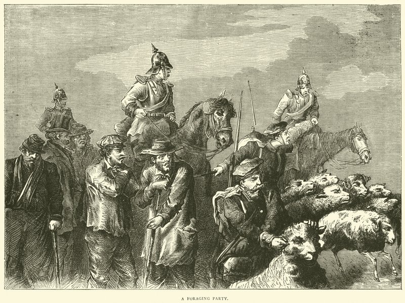 A foraging party by English School