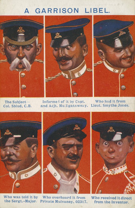 A garrison libel by English School