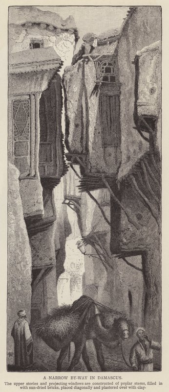 A Narrow By-way in Damascus by English School