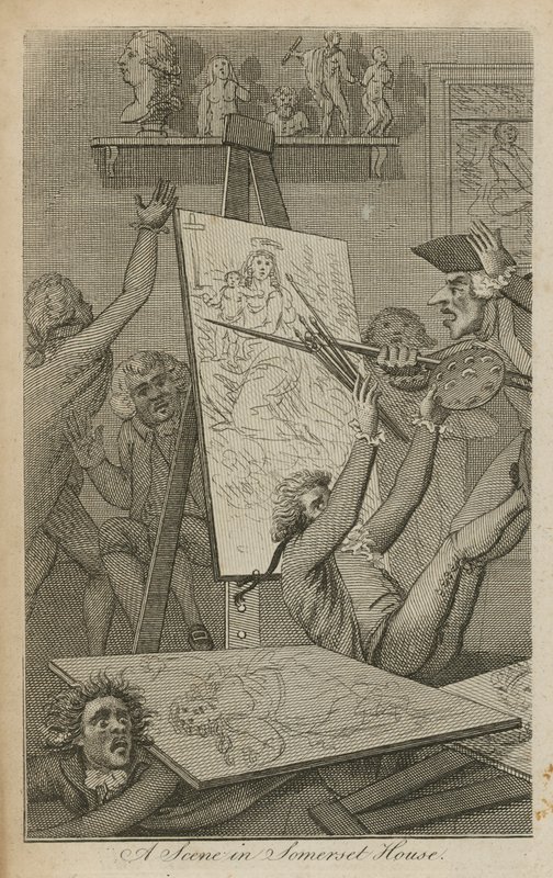 A scene in Somerset House by English School