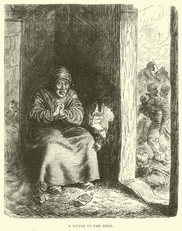 A Victim of the Siege by English School