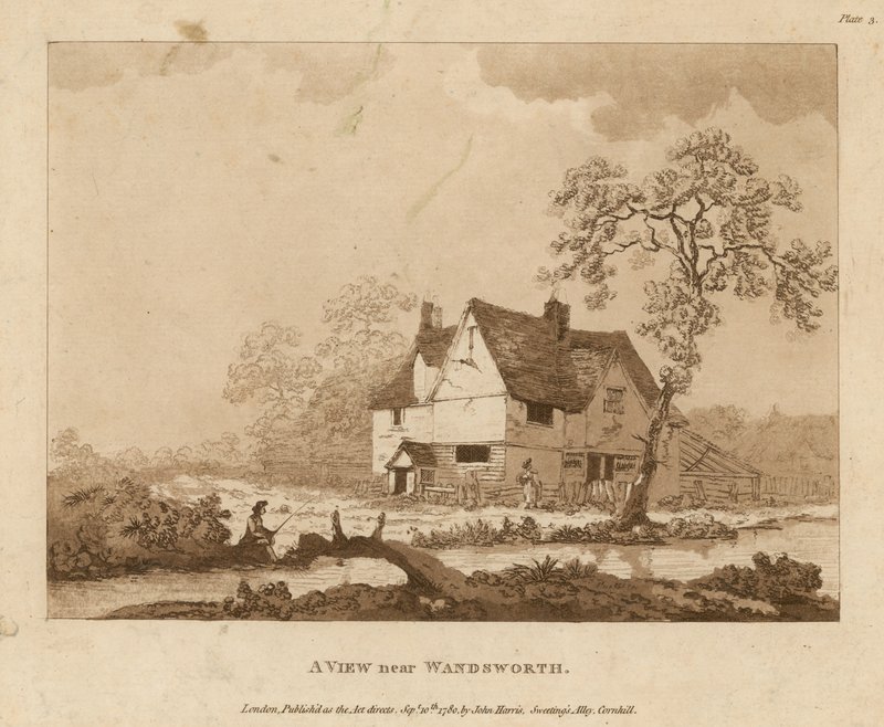 A View Near Wandsworth by English School