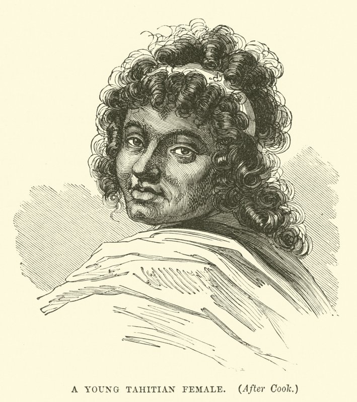 A Young Tahitian Female, after Cook by English School