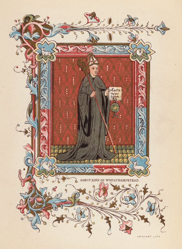 Abbot John of Wheathampstead by English School