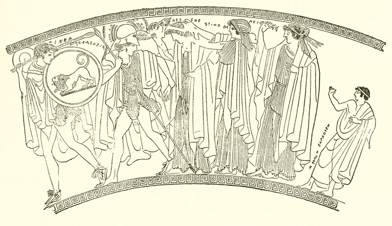 Abduction of Helen by English School
