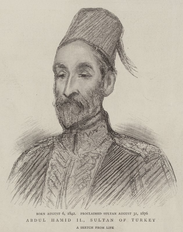 Abdul Hamid II, Sultan of Turkey by English School