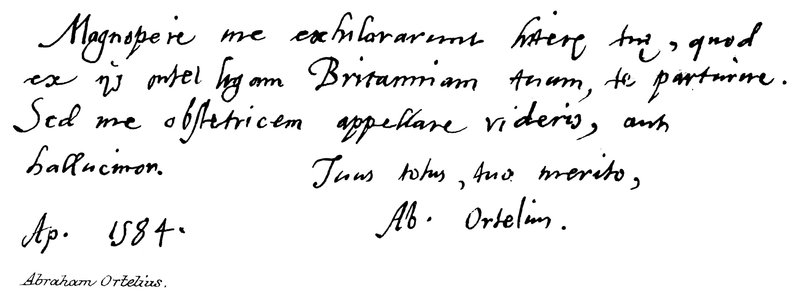 Abraham Ortelius by English School