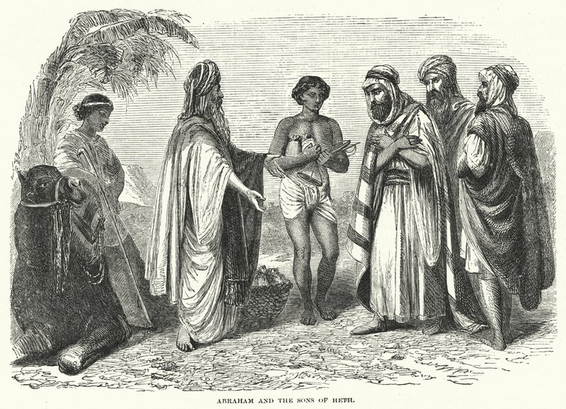 Abraham and the Sons of Heth by English School