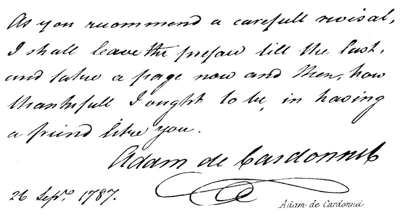 Adam de Cardonnel by English School