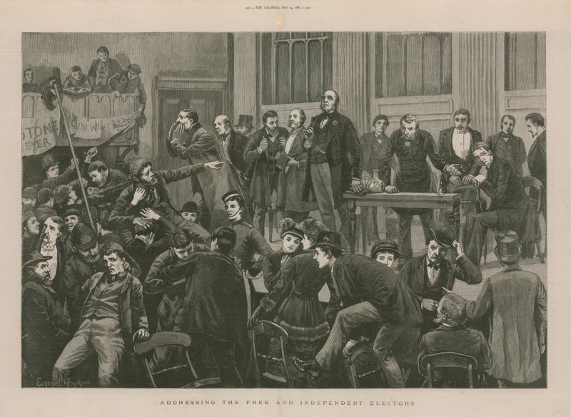 Addressing the Free and Independent Electors by English School