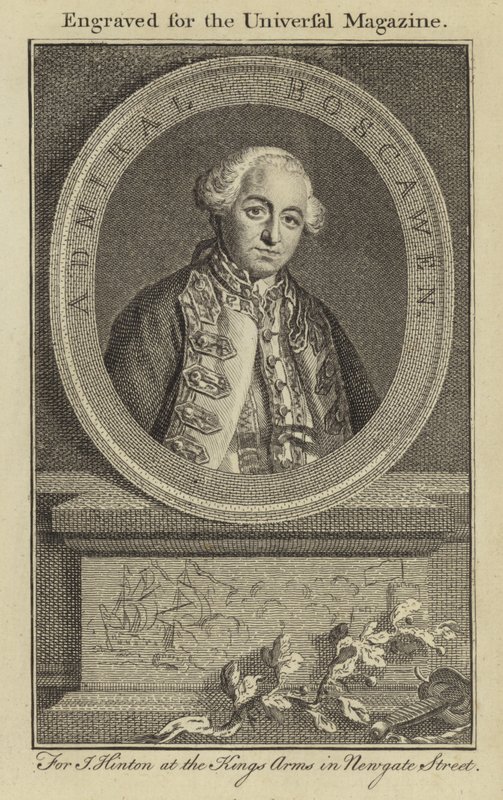 Admiral Boscawen by English School