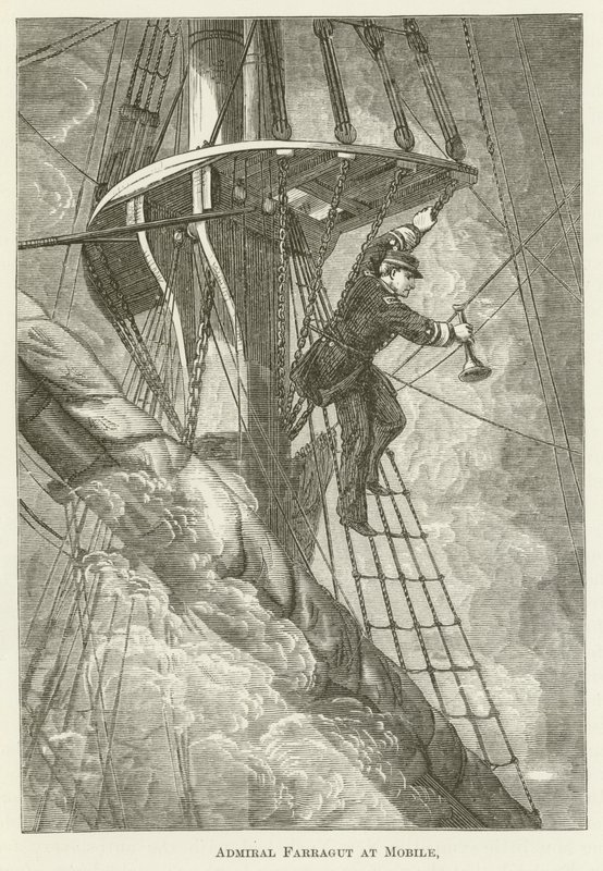 Admiral Farragut at Mobile by English School