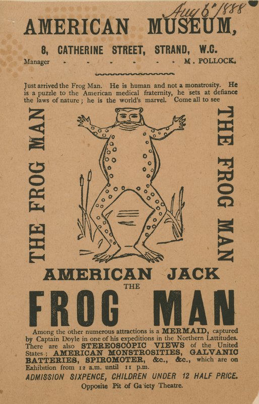Advert for the American Museum by English School