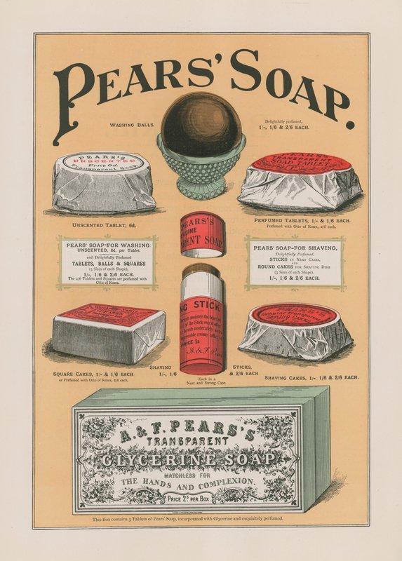 Advertisement for Pears