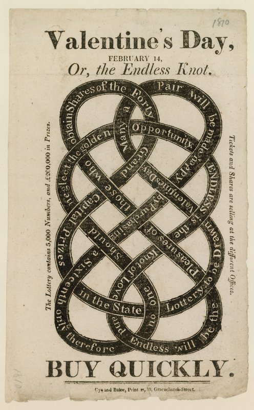 Advertisement for State Lottery by English School