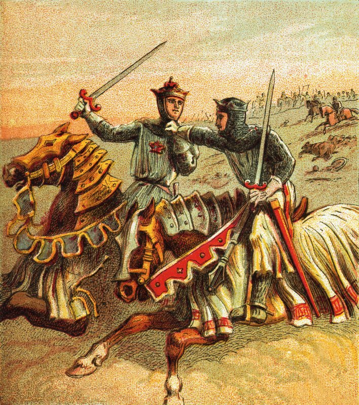 After the Battle of Crecy by English School