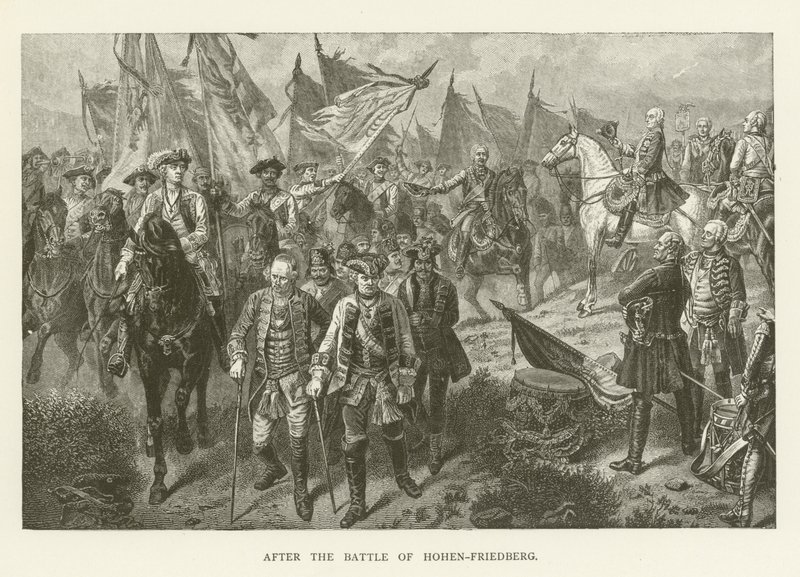After the Battle of Hohen-Friedberg by English School