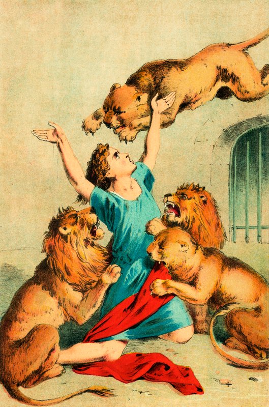 Agapetus Cast to the Wild Beasts by English School