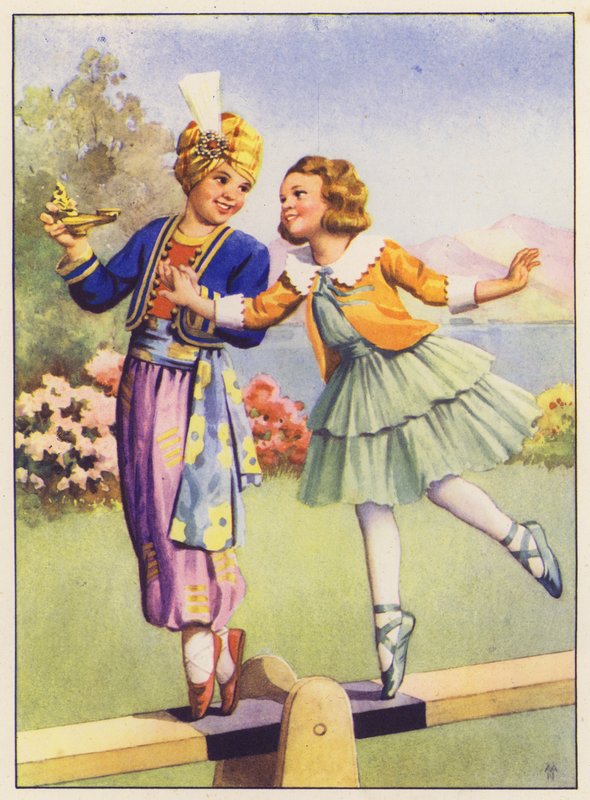 Aladdin and Margery Daw by English School