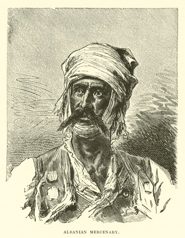 Albanian Mercenary by English School