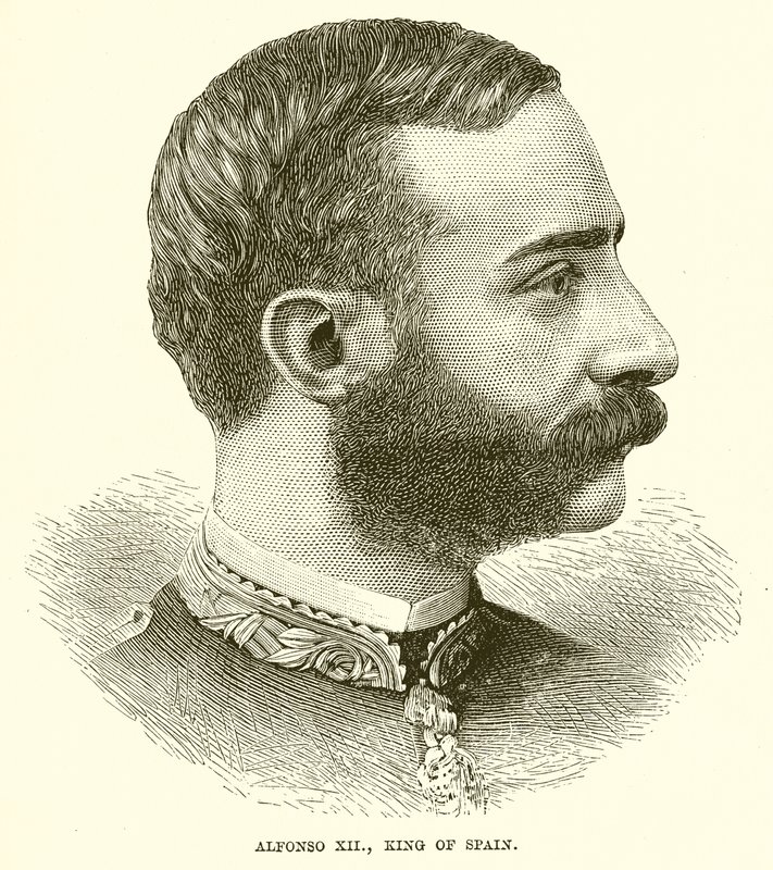 Alfonso XII, King of Spain by English School