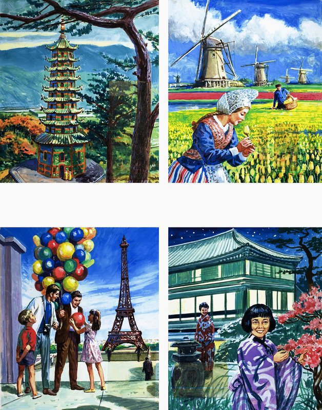 All Sorts of Buildings by English School