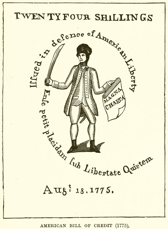 American Bill of Credit (1775) by English School