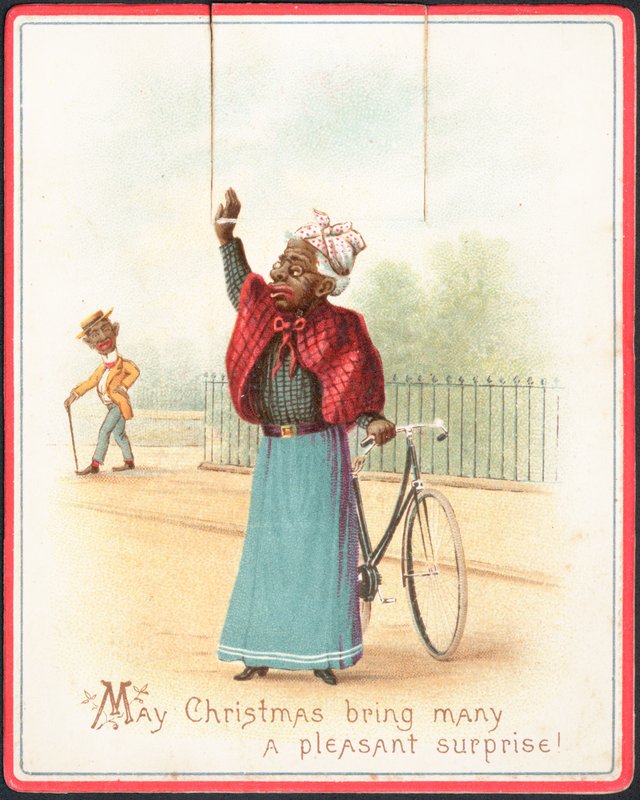 American Christmas Card by English School
