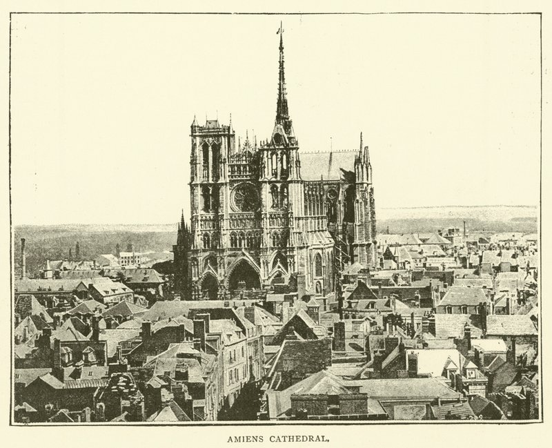 Amiens Cathedral by English School