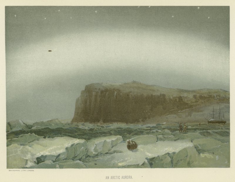 An Arctic Aurora by English School