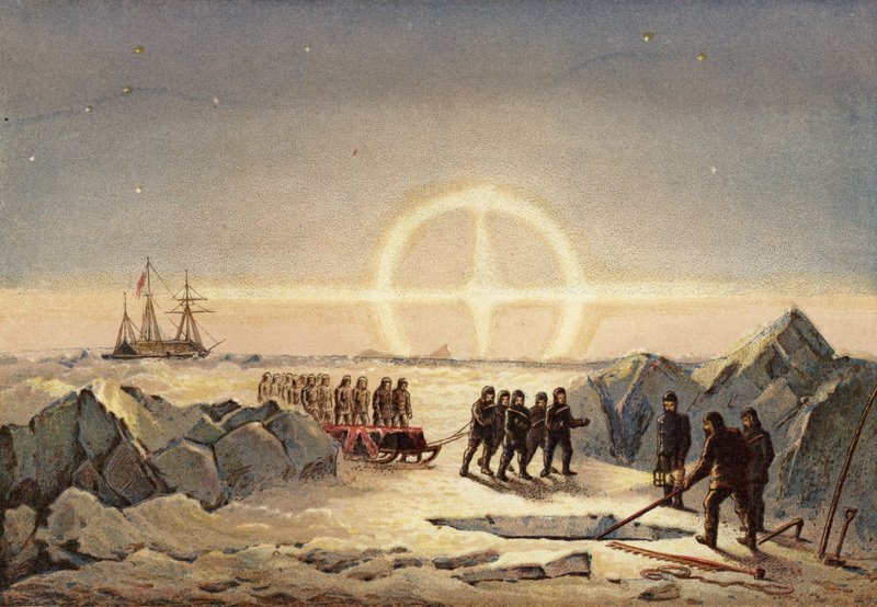 An Arctic Funeral by English School