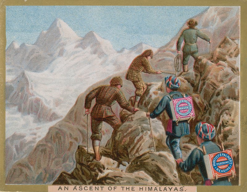 An Ascent of the Himalayas by English School