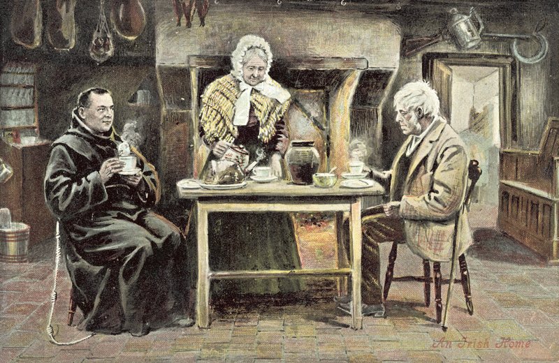 An Irish Home by English School