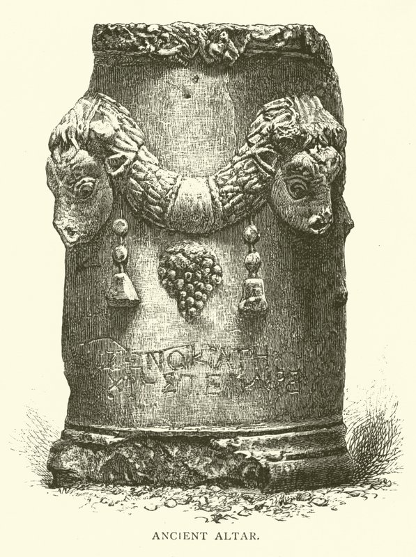 Ancient Altar by English School