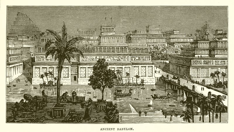 Ancient Babylon by English School