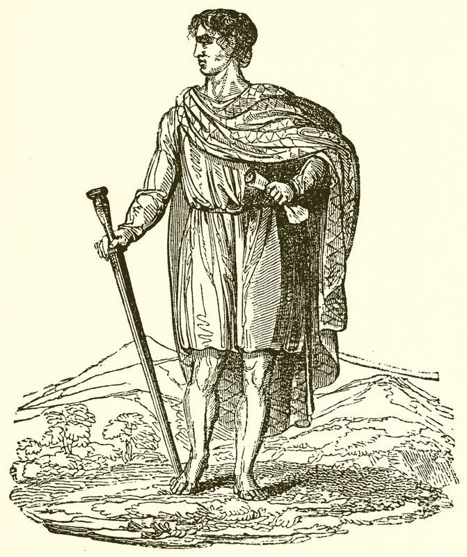 Anglo Saxon Man by English School