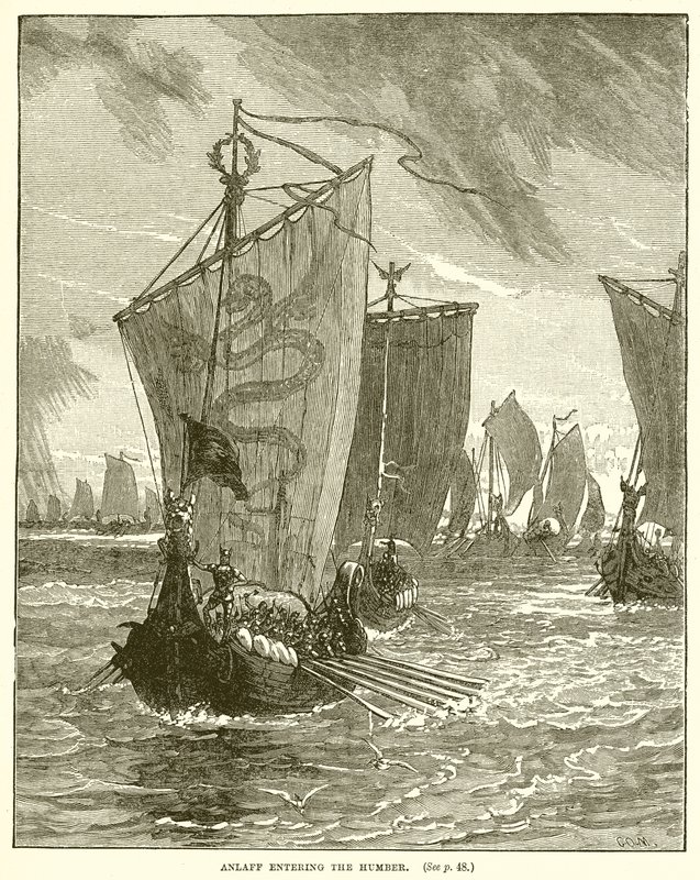 Anlaff Entering the Humber by English School