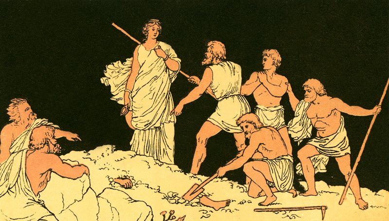 Antigone and the body of Polynices by English School