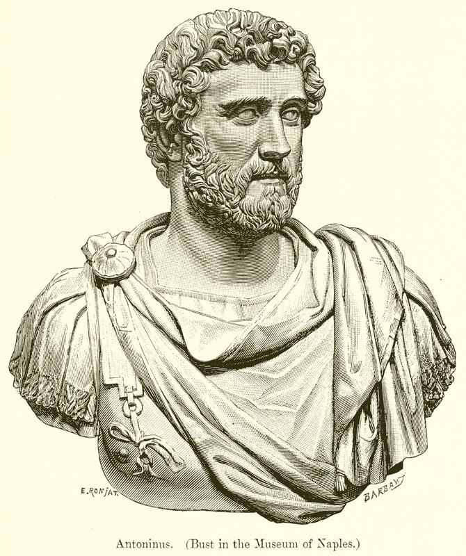 Antoninus (Bust in the Museum of Naples) by English School